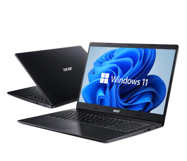 Acer Aspire 3 Athlon 3050U/8GB/64+240/Win11S Czarny - 710363 - zdjęcie